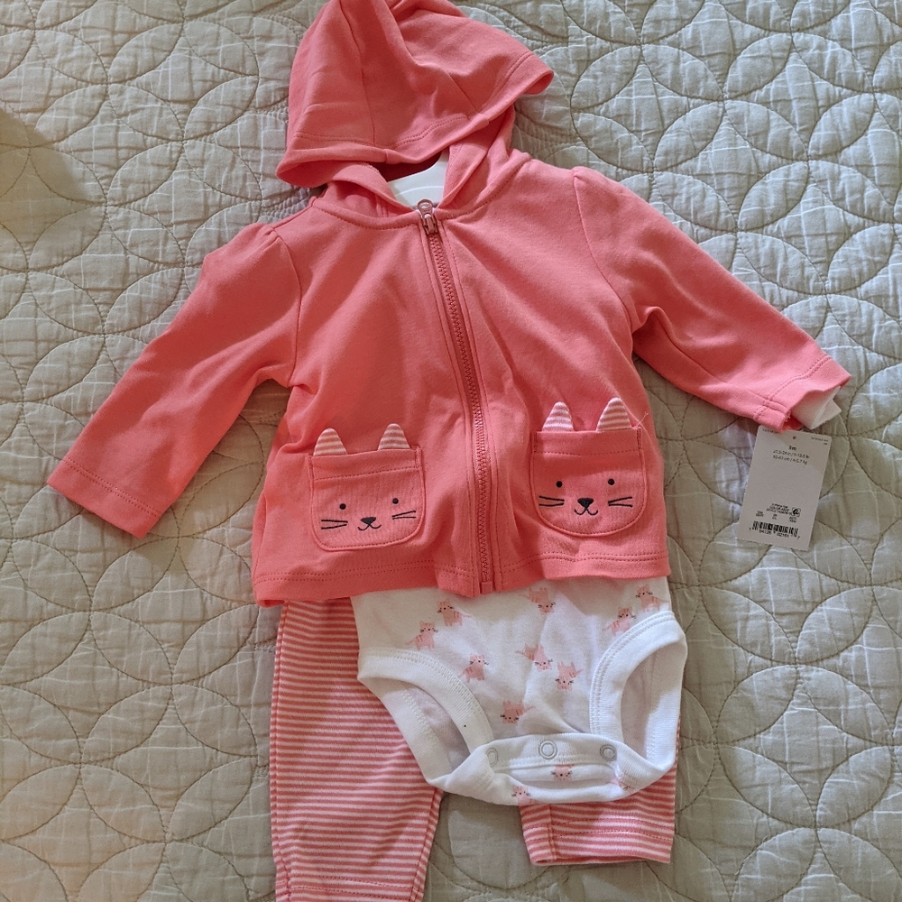 3M Baby Girl Outfit